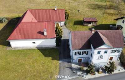 Gelegenheit! Sehr gepflegter Landsitz mit großem Wirtschaftsgebäude