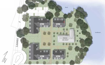 Moderne 3-Zimmer-Wohnung mit Seeblick in Hamburg-Kirchwerder