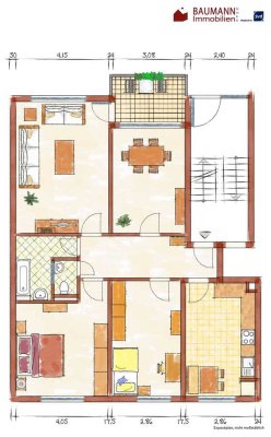 Hübsche Wohnung in unmittelbarer Nähe zum Krankenhaus in Bad Bergzabern