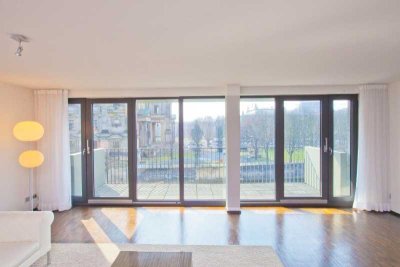 Blick über die Museumsinsel - repräsentative 4,5-Zimmer-Whg mit EBK, TG u Concierge