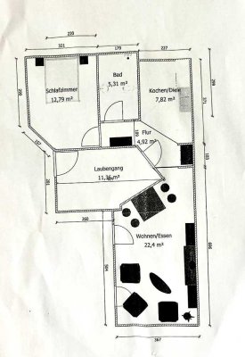 Nachmieter für attraktive 2-Zimmer-Wohnung mit Balkon/ Lounge in Halberstadt gesucht