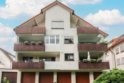 Naturnahes Wohnen: Helle 3-Zimmer-Wohnung mit Balkon & Garage