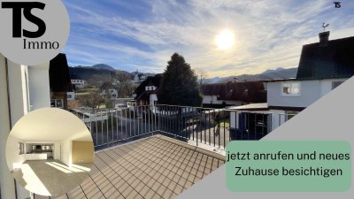 Rankweil: Wohnen mit Weitblick: Stilvolle 4,5-Zimmer-Maisonette mit XXL-Terrasse, Pergola &amp; Zukunftsoption Büro/Praxis, 1 Garage, 1 Carport-Stellplatz