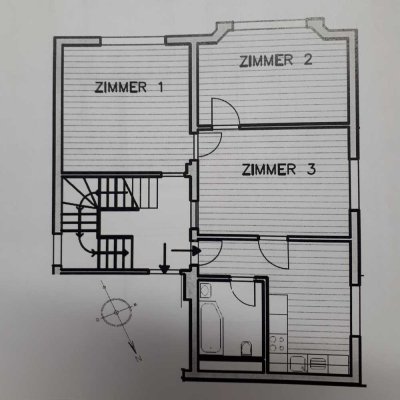 Dreizimmerwohnung mit Einbauküche in Mahlow