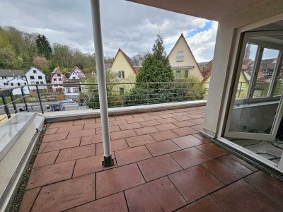 Exclusive 3-Zimmer Wohnung mit großer Terrasse in AltstadtnäheBalkon im 2. OG in Weinheim