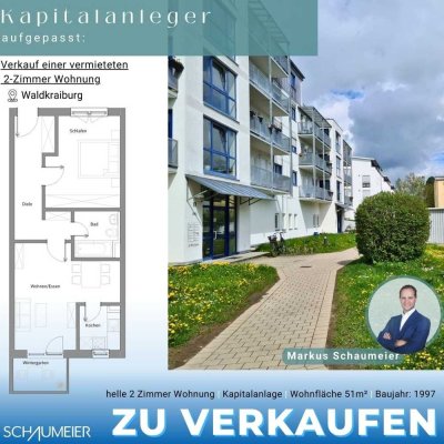 Kapitalanleger aufgepasst! 2-Zimmer Eigentumswohnung in Waldkraiburg