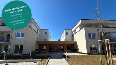 Barrierefreie Neubau-2-Zimmerwohnung mit Ost-Terrasse – Helles Wohnen, inkl. Einbauküche & Garten
