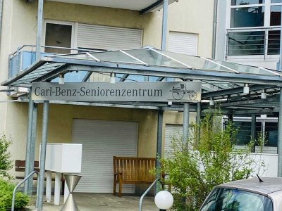 Betreutes Wohnen 2-Raum-EG-Wohnung mit Balkon und Einbauküche in Mannheim