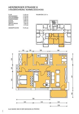 Perfekt für uns: weitläufige 3-Zimmer-Wohnung
