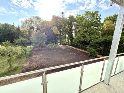 KfW 55 Energie A+ Eigentumswohnung 1. OG, XXL Balkon, Blick in die Natur – Erstbezug, provisionsfrei