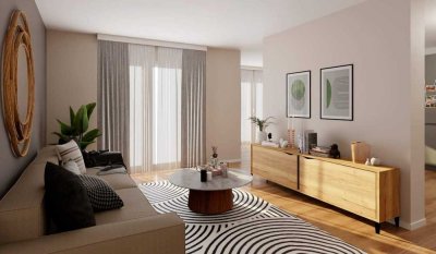 Familienfreundliche Eigentumswohnung mit 36 m² Gartenanteil und Loggia