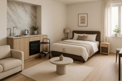 Kompakt, modern & möbliert: Charmante 1-Zimmer-Wohnung bei Winnenden