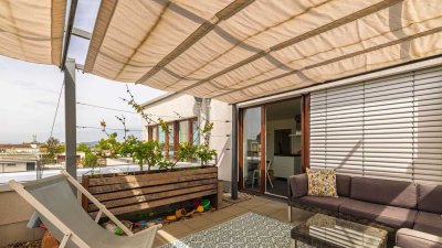 Modernes Penthouse mit großer Dachterrasse und Privatsphäre in Freiburg!