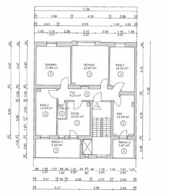 Stilvolle 4 Zimmer Altbauwohnung im Denkmalgebäude mit Balkon und Garten