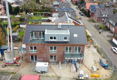 Einziehen und Wohlfühlen! 
Neubauwohnung im Dachgeschoss mit großer Dachterrasse in Rheine-Stadtber