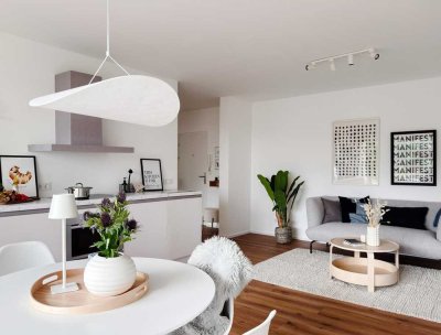 Erstbezug nach Sanierung - Provisionsfreie 3-Zimmer-Wohnung mit Balkon und Garage