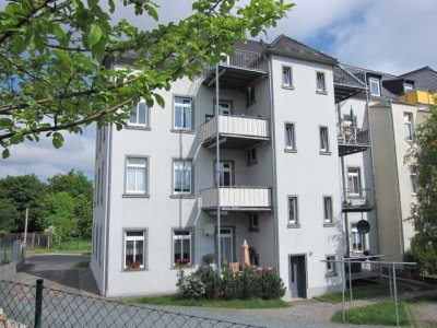 HP-li.--3-Zi.WE, Balkon & Blick ins Grüne- Plauen- Haselbrunn- Seumestr. 30