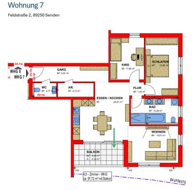 Attraktive 4,5-Zimmer Wohnung - Erstbezug nach Neubau