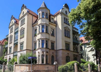 +++ Exklusives Jugendstiljuwel in Top Lage! - 2-Zimmer-Wohnung mit zwei Balkonen +++