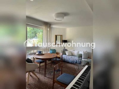 Tauschwohnung: Gemütliche 1,5 Zimmer-Wohnung mit großer Terasse und Hochbee