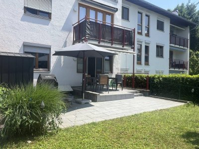 Geschmackvoll teilmöblierte 3-Zimmer-Gartenwohnung mit Sonnenterrasse in Elsbethen
