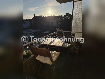 Tauschwohnung: Schöne zentrale 3 Zimmer Wohnung mit Balkon