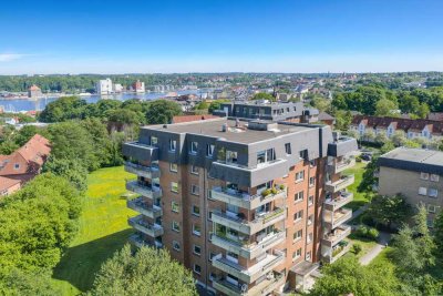 Über den Dächern Flensburgs: Eigentumswohnung mit Weitblick über die Förde!