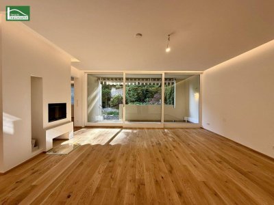 Exklusive Gartenwohnung in absoluter Ruhelage im 18. Bezirk – 4 Zimmer | ca. 204 m² | Terrasse, Garten, Pool &amp; Sauna