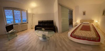 Möblierte  gepflegte 1-Zi.-EG-Wohnung in DA-Eberstadt zu vermieten