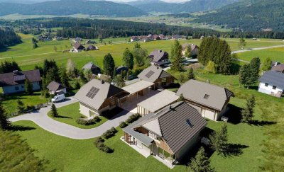 Lungauer Panorama-Chalets: Exklusives Neubau-Ferienhaus im sonnigen Mariapfarr im Salzburger Lungau