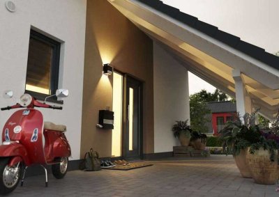 Haus mit Wintergarten + Carport, Preis inkl. Grundstück massiv gebaut