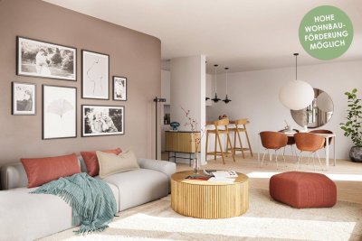 Quartett Strass, Top 1.1: 4-Zimmer Familienwohnung mit über 160 m² Garten