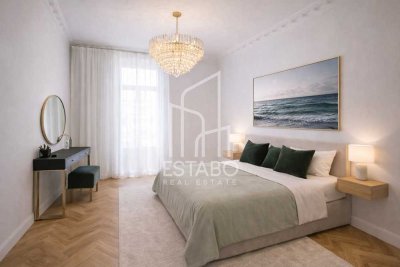 Sanierter 2-Raum Altbau mit D-Energiewert, 2 Bädern, luxuriöser Ausstattung und Bestlage in Mitte
