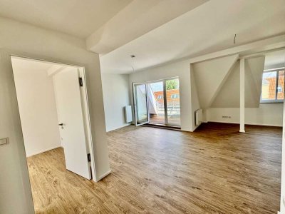 3-ZIMMER-NEUBAU DACHGESCHOSS (2024): TERRASSE UND EINBAUKÜCHE (GESCHIRRSPÜLER) - KEIN LIFT - VIDEO !