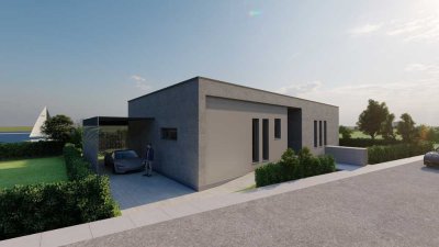 RHEINBLICK DELUXE – Designbungalow mit Weitblick auf exklusivem Grundstück