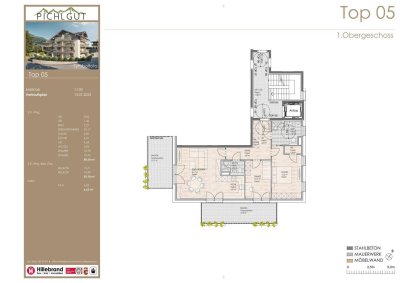 PICHLGUT: 3-Zimmer-Wohnung im 1. OG, TOP 05