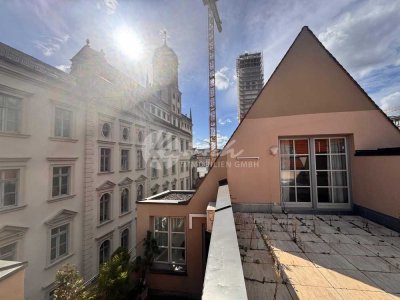 WG-Geeignet - Einzigartige Penthousewohnung am Rathausplatz mit zwei Dachterrassen