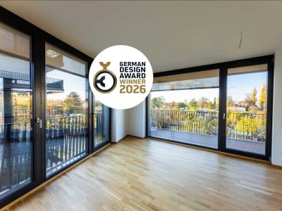 2-Zimmer-Wohnung mit Loggia und innovativer Deckenkühlung in Elbnähe