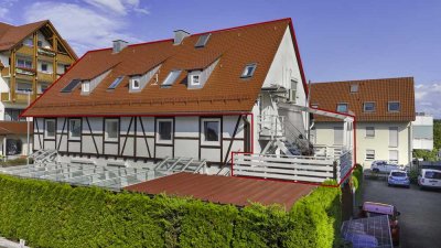 Modernisierte Dachgeschosswohnung mit Terrasse nahe Zeppelin Universität - vielfältige Nutzungsmö...