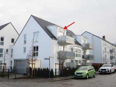 Nur für Singles oder Paare: 2-ZKB Wohnung mit Westbalkon und TG-Stellplatz in Hochzoll-Nord