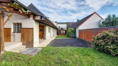 Gepflegtes Wohnhaus mit Streckhofcharakter