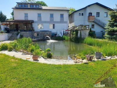 Sehr gut gelegenes Einfamilien bzw. Mehrfamilienhaus direkt am Ufer der Fischa in Fischamend - sanierungsbedürftig !!!!!