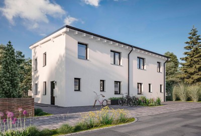 Neubau Doppelhaushälfte belagsfertig mit rd. 140m² Wohnfläche in Seekirchen