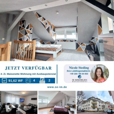 4-Zi. Maisonette Wohnung mit Ausbaupotential