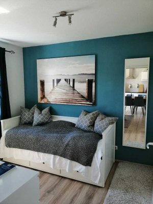 Geschmackvolle 2-Zimmer-Single-Wohnung mit Balkon in Wiedergeltingen