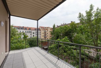 Hochwertig sanierte Familienwohnung mit Balkon in der südlichen Innenstadt - WE01
