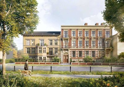 Wohnung gegenüber Schloss Charlottenhof (Bhf. Park Sanssouci)