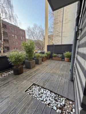 Provisionsfrei* Ruhige 4-Zimmer-Hochparterre-Wohnung mit Südterrasse auf Alt-Stralau