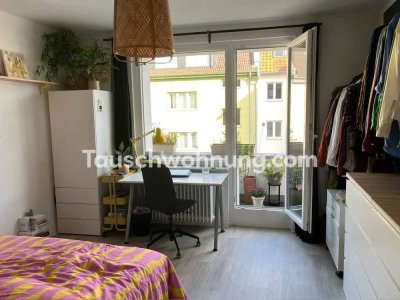 Tauschwohnung: Moderne 66qm-Wohnung mit 2 Balkonen direkt am Stadtwald