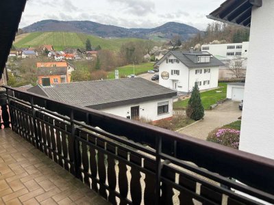 Schöne 2-Zimmer-Wohnung mit Balkon und Blick auf die Hornisgrinde in Obersasbach